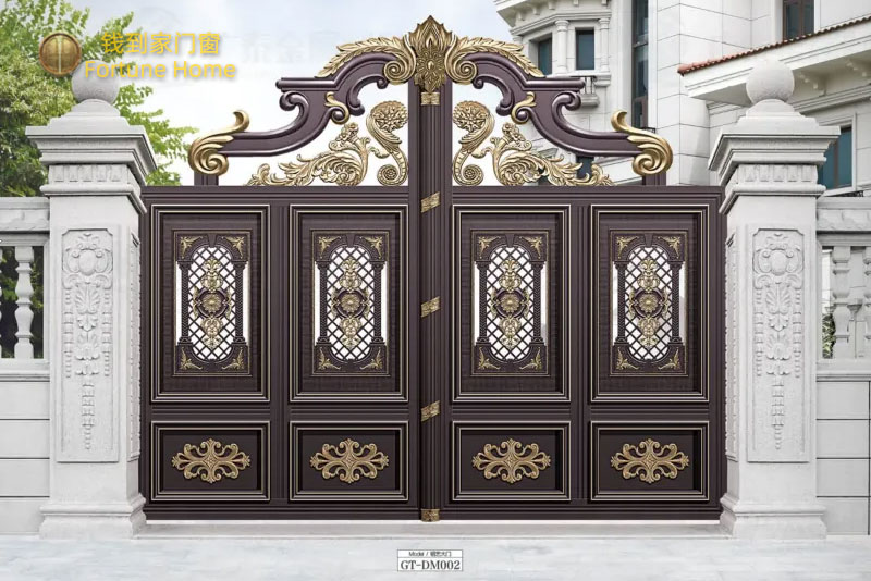 DM002自建房别墅铝艺庭院大门