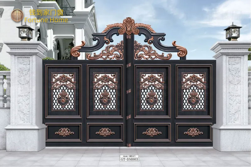 DM003自建房别墅铝艺庭院大门