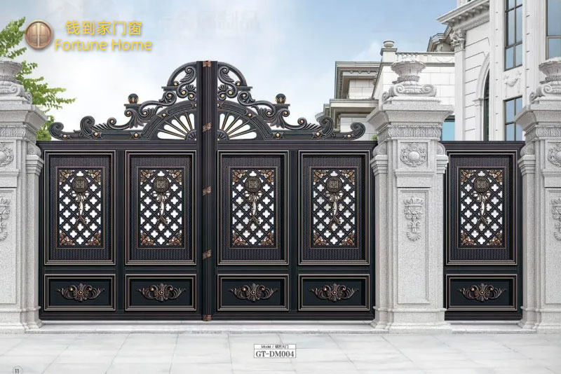 DM004自建房别墅铝艺庭院大门
