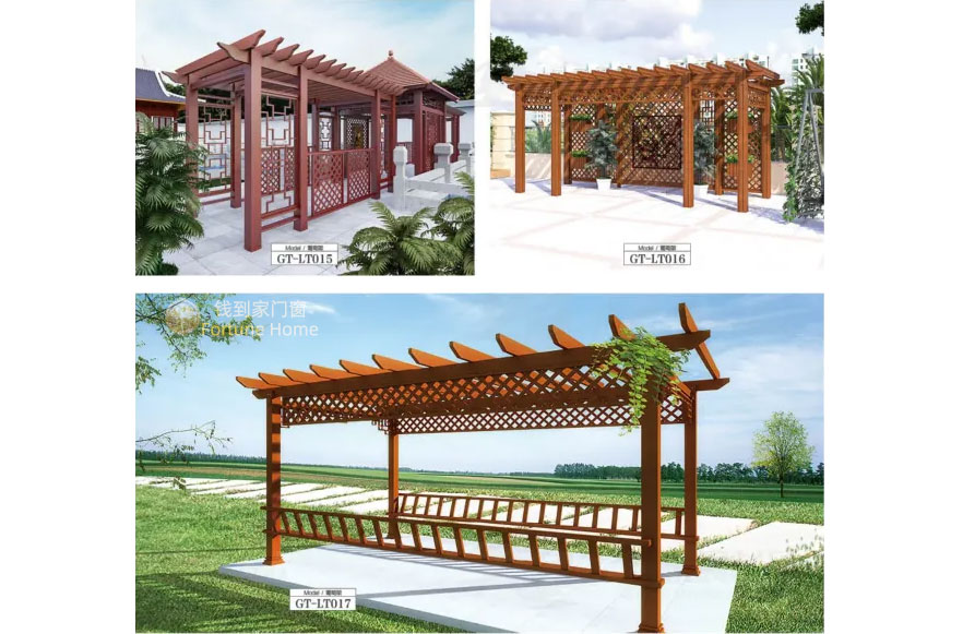 LT015/017铝合金凉亭,仿古亭子