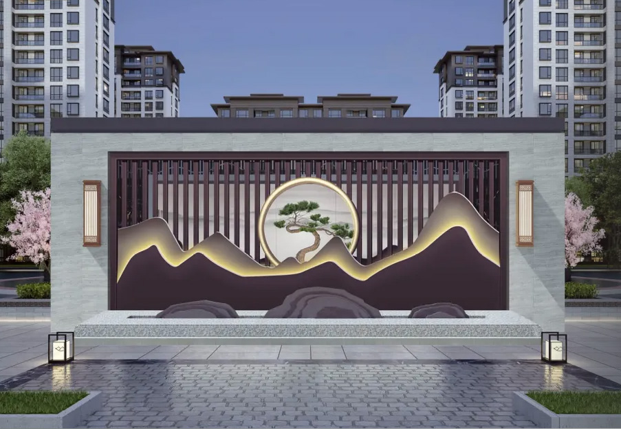 PF001铝艺屏风