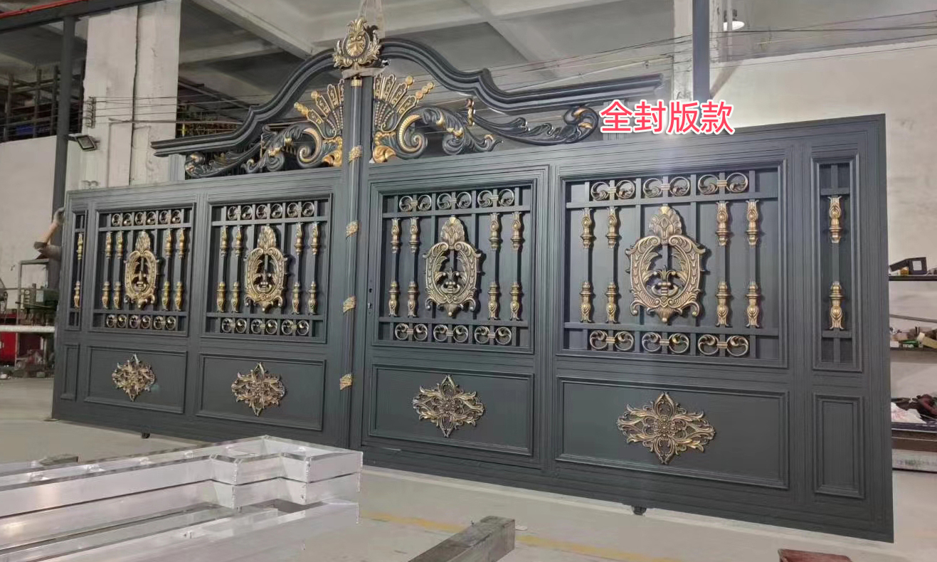 A1014别墅铝合金大门实拍